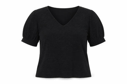 Womens UK Size M H&M Black Basic Blouse