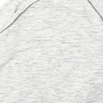 Sparkle & Fade Womens Ivory  Jersey Pullover Sweatshirt Size L
