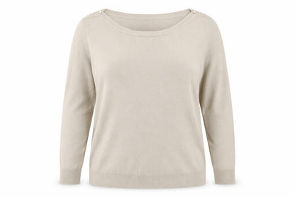 Atmosphere Womens Beige  Knit Pullover Jumper Size 18