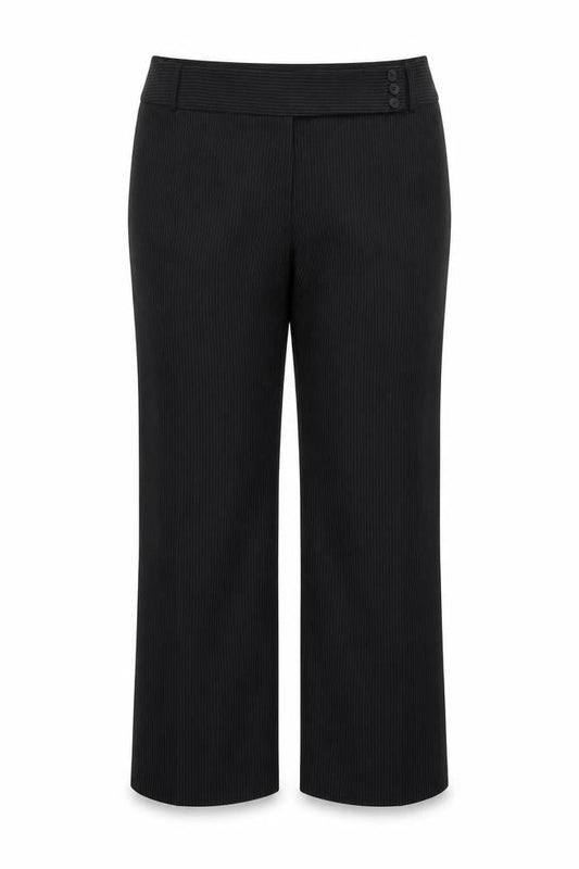 Womens UK Size 20 F&F Regular Fit  Black Trousers