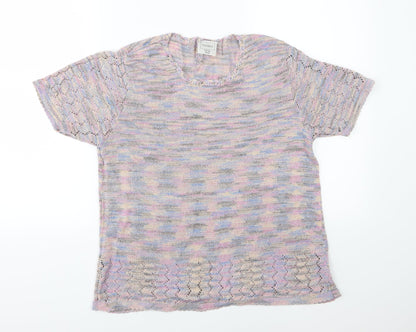 Classics Womens Multicoloured  Knit Pullover Jumper Size 16