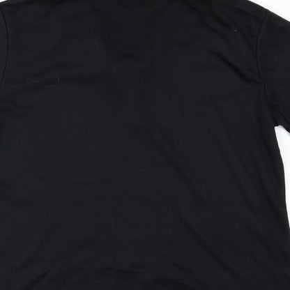 Donna Lewis Womens Black  Jersey Basic T-Shirt Size XL
