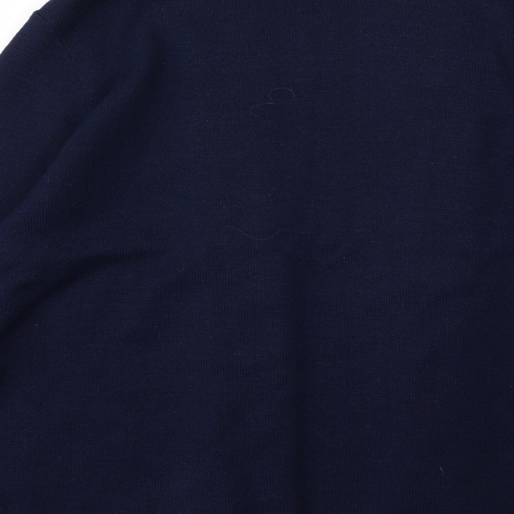 Envy Womens Blue  Knit Cardigan Jumper Size M