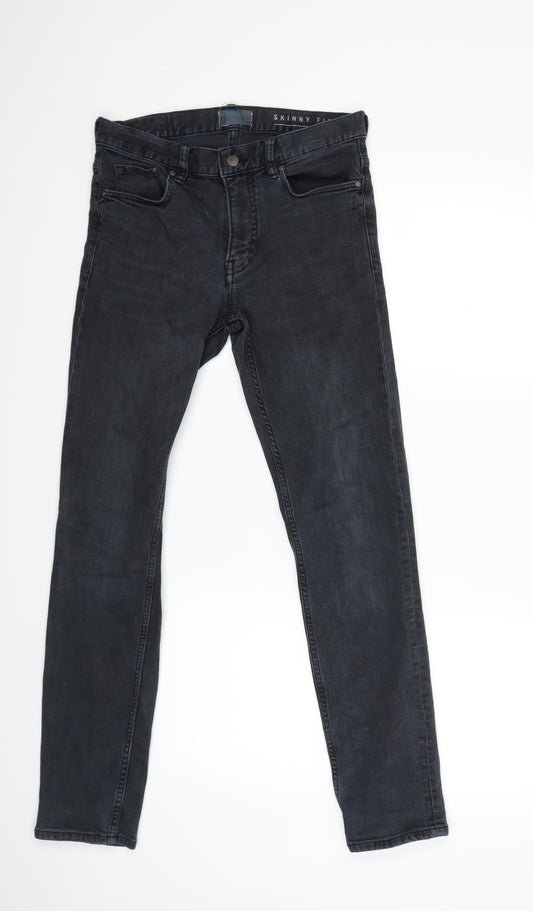 H&M Mens Blue  Denim Skinny Jeans Size 28 in L29 in