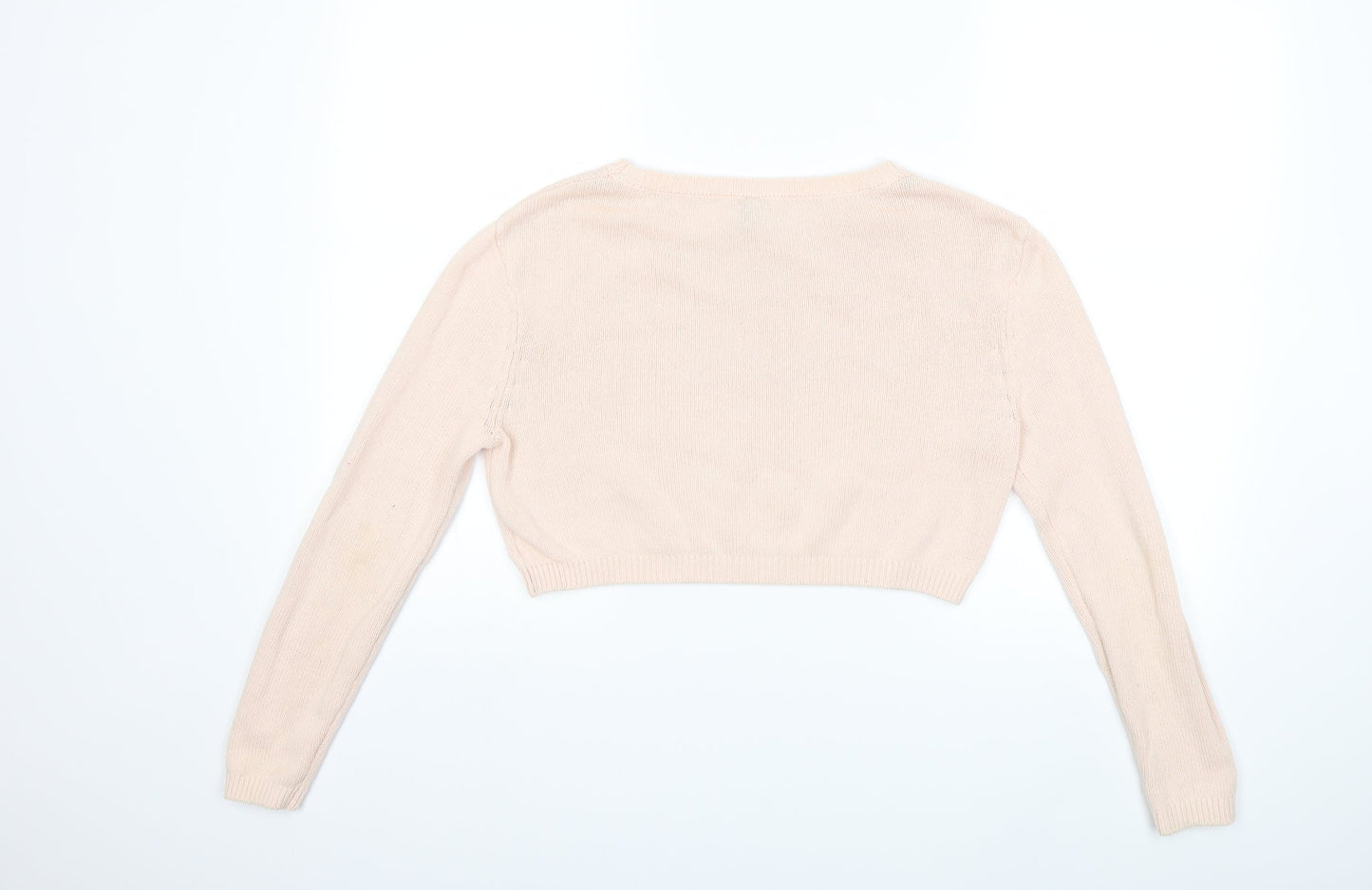 H&M Womens Pink  Knit Pullover Jumper Size XS