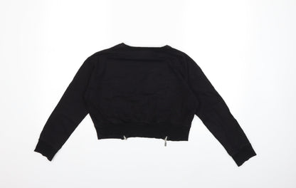 Select Girls Black   Pullover Sweatshirt Size 12 Years