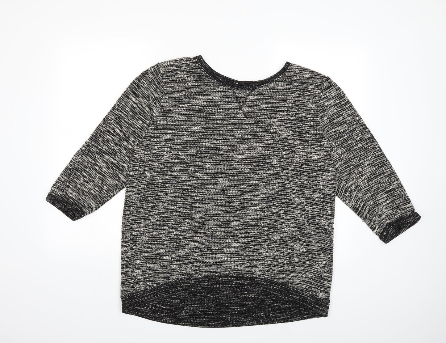 H&M Womens Black   Pullover Sweatshirt Size L