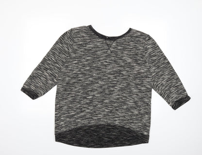 H&M Womens Black   Pullover Sweatshirt Size L