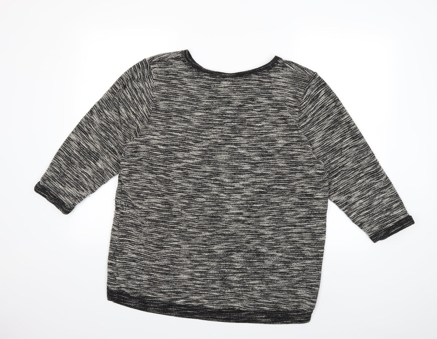 H&M Womens Black   Pullover Sweatshirt Size L