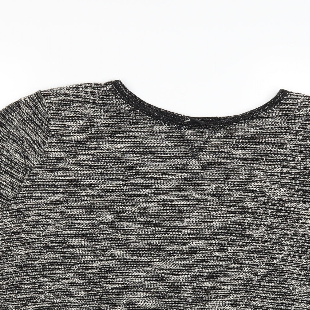 H&M Womens Black   Pullover Sweatshirt Size L