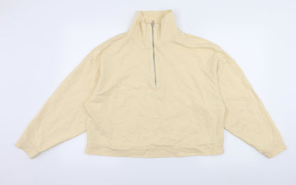 Womens UK Size 8 ASOS Yellow Pullover Sweatshirt