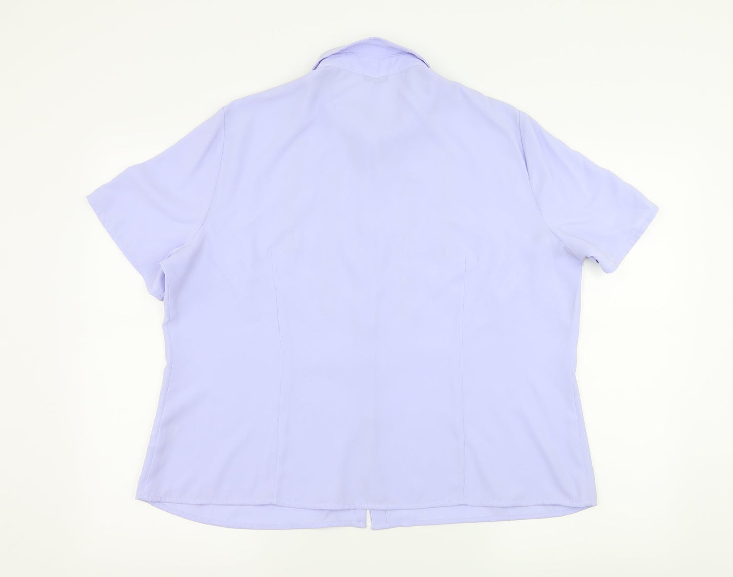 Berkertx Womens Purple   Basic Blouse Size 20