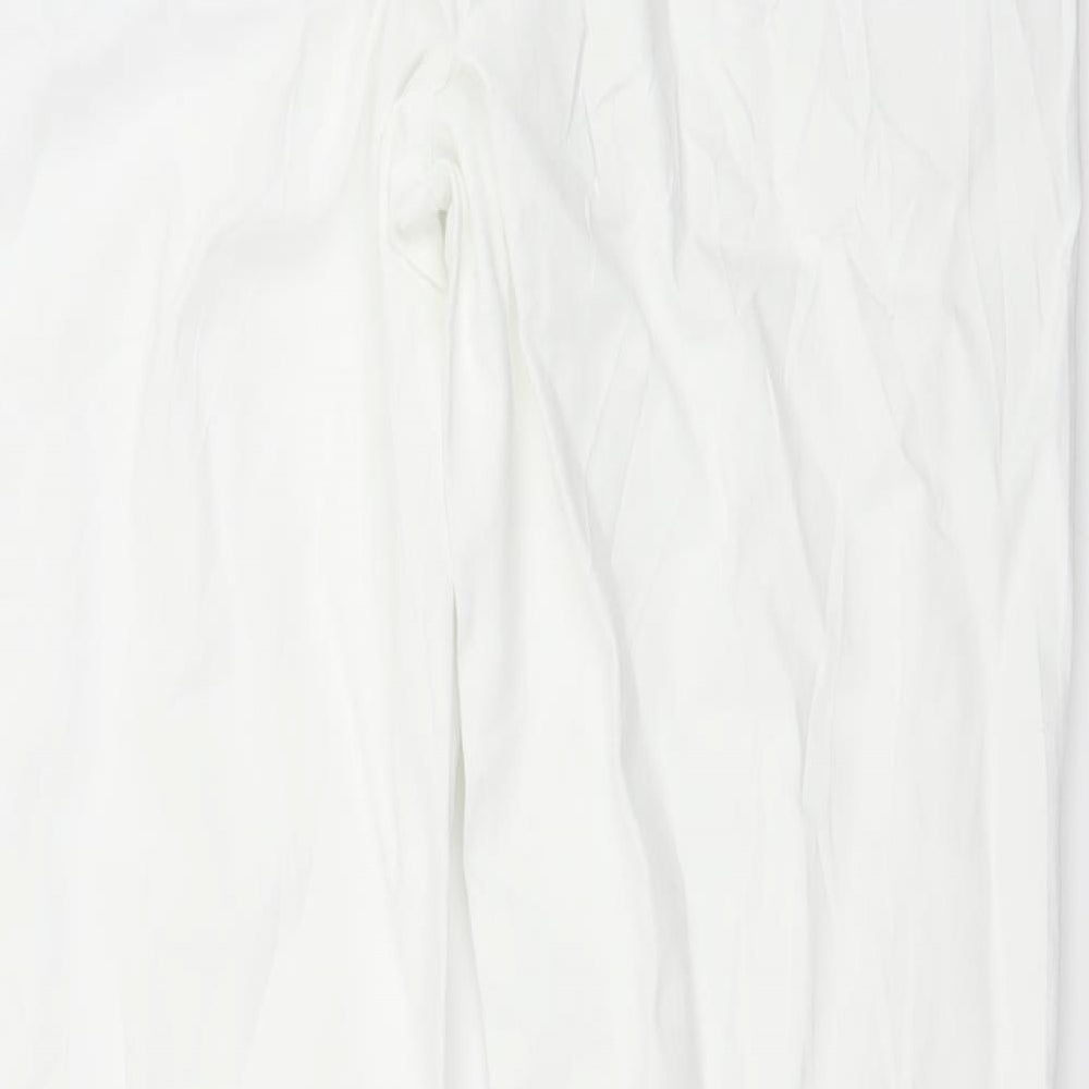 Dorothy Perkins Womens White  Denim Skinny Jeans Size 10 L29 in