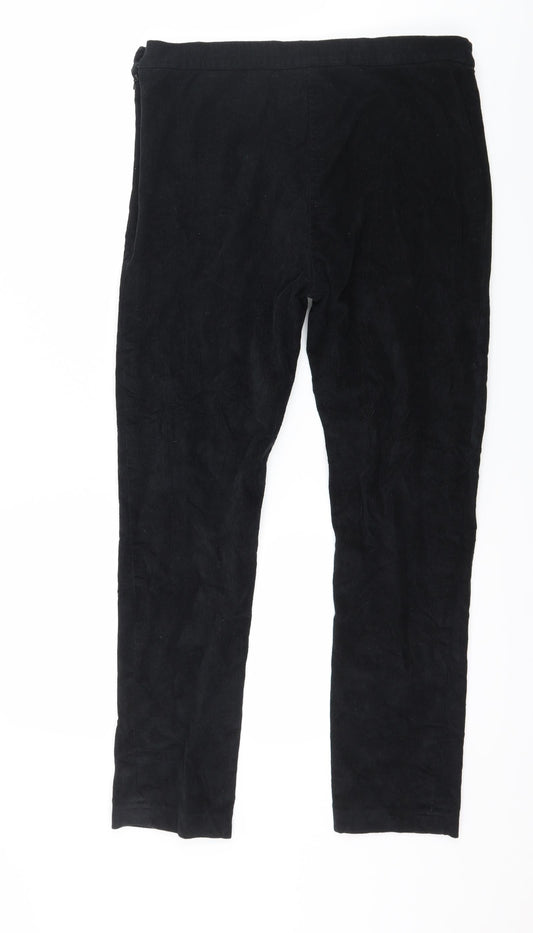 Womens UK Size 34 in Preworn Regular Fit  Black Trousers