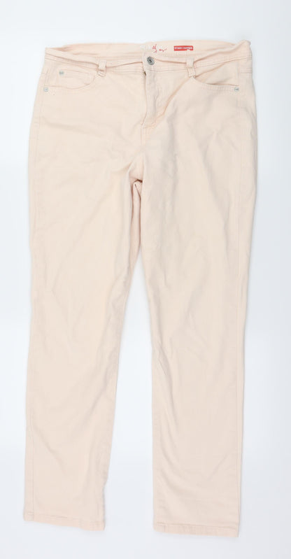 Style & Co Womens Pink  Denim Skinny Jeans Size 32 in L29 in