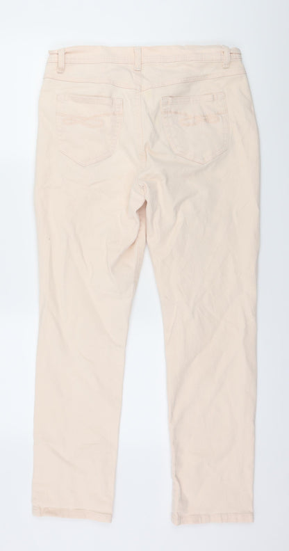 Style & Co Womens Pink  Denim Skinny Jeans Size 32 in L29 in