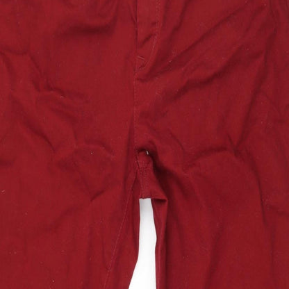 Yessica Womens Red  Denim Skinny Jeans Size 34 in L26 in