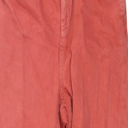 Denim & Co. Womens Red  Denim Bootcut Jeans Size 8 L26 in