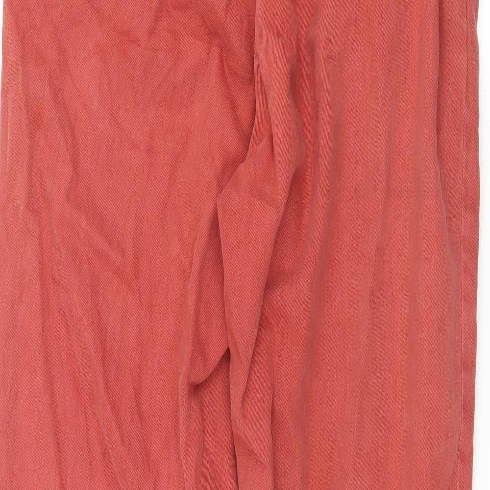 Denim & Co. Womens Red  Denim Bootcut Jeans Size 8 L26 in