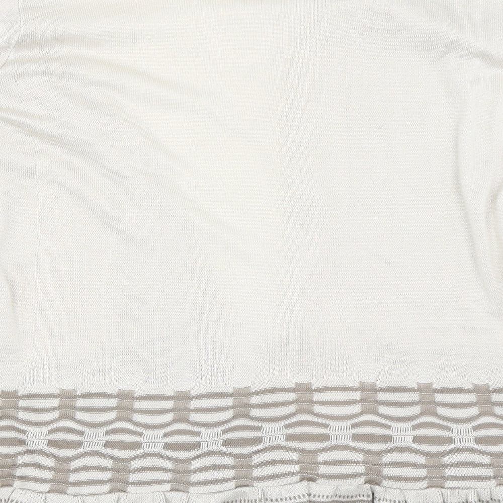 Afibel Womens Beige   Cardigan Jumper Size 16