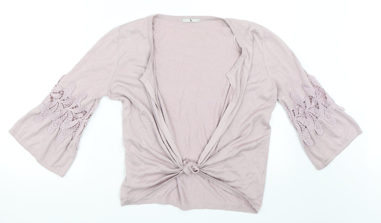 TU Womens Pink   Cardigan Jumper Size 12