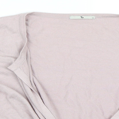 TU Womens Pink   Cardigan Jumper Size 12