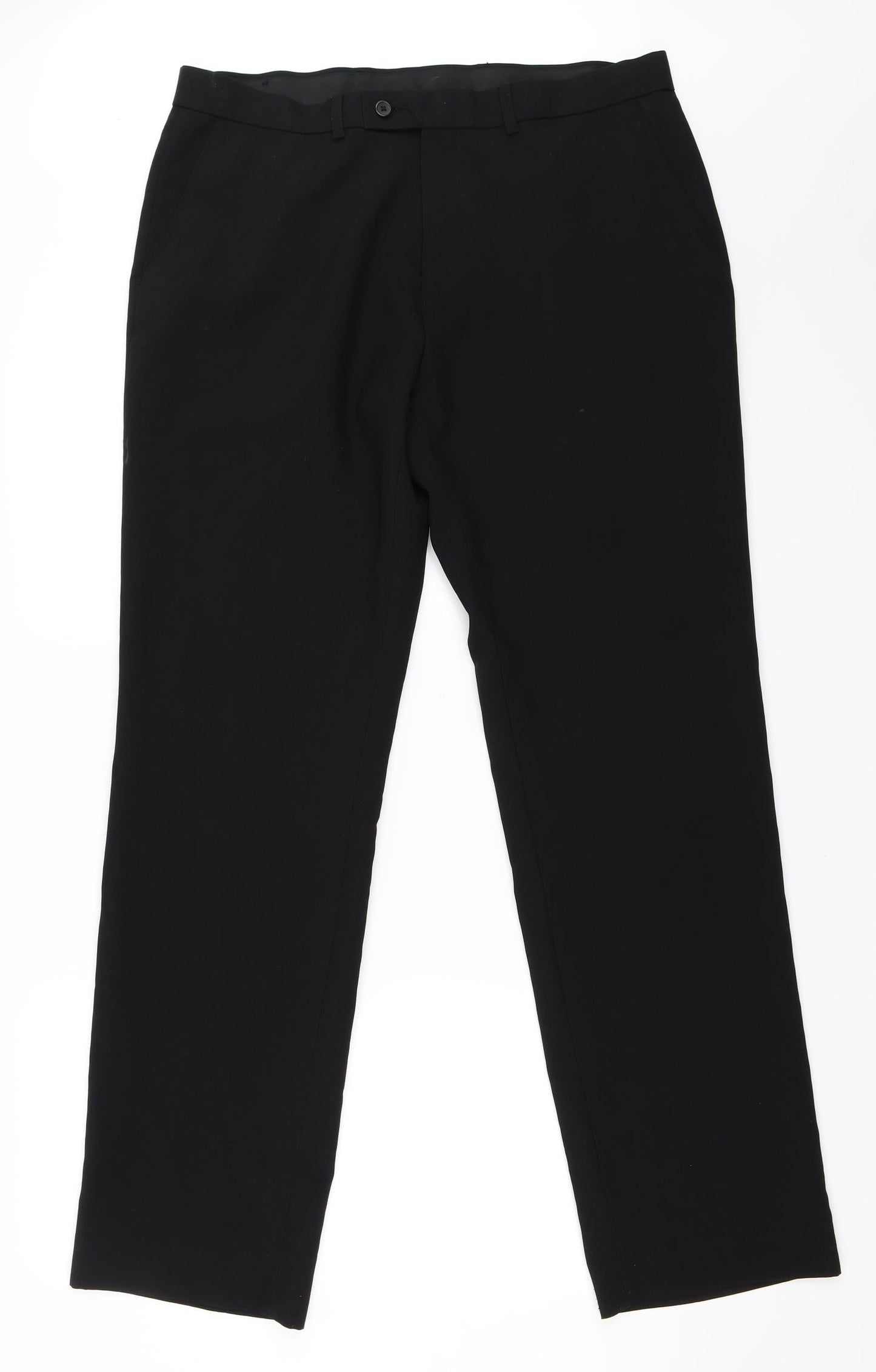 Headland Mens Black   Trousers  Size 36 L33 in