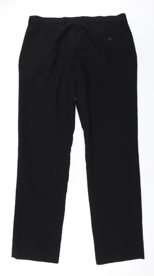 Headland Mens Black   Trousers  Size 36 L33 in