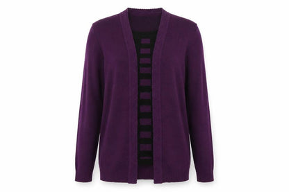 Glimpse Design Womens Purple   Cape Jumper Size M