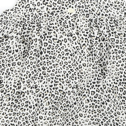 Gap Girls Beige Animal Print  Skater Dress  Size 3-6 Months  - Leopard print