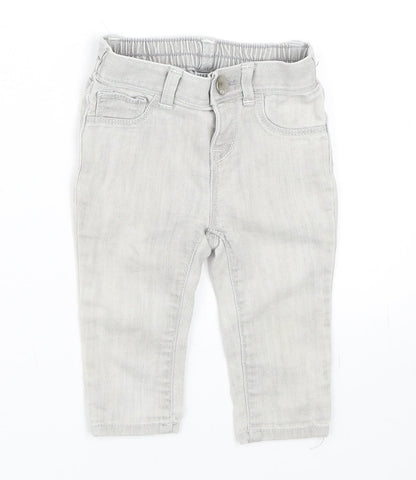 Gap Girls Grey   Capri Jeans Size 6-9 Months