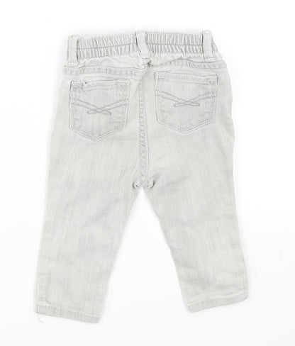 Gap Girls Grey   Capri Jeans Size 6-9 Months