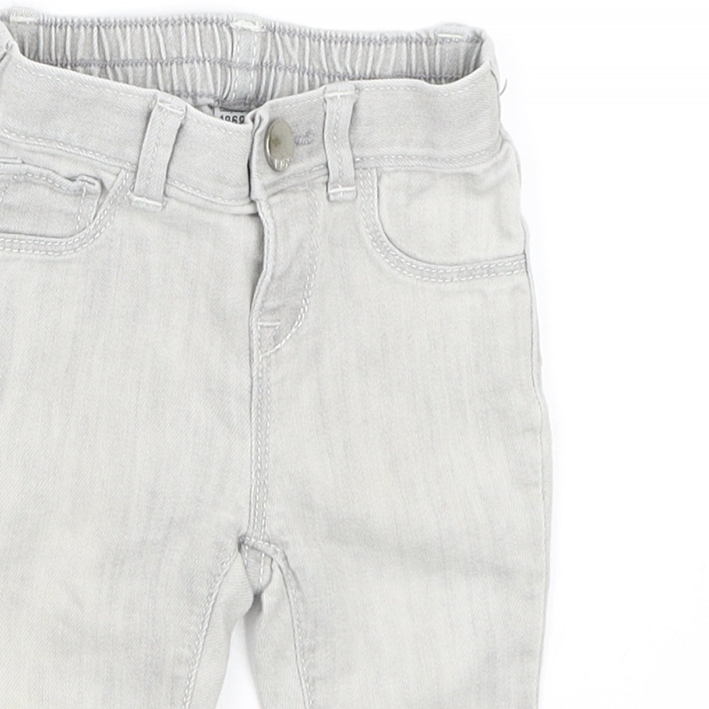 Gap Girls Grey   Capri Jeans Size 6-9 Months