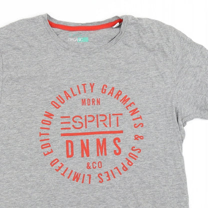 Mens UK Size M Esprit Grey  T-Shirt