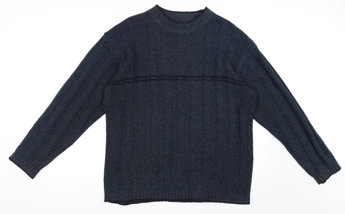 Mainstream Mens Blue   Pullover Jumper Size L