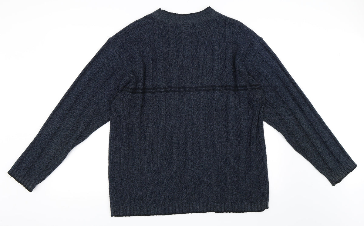 Mainstream Mens Blue   Pullover Jumper Size L