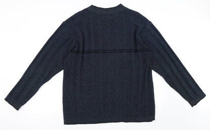 Mainstream Mens Blue   Pullover Jumper Size L