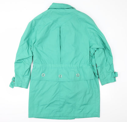 House of Fraser Womens Green   Anorak Coat Size 10