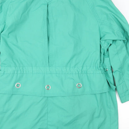 House of Fraser Womens Green   Anorak Coat Size 10
