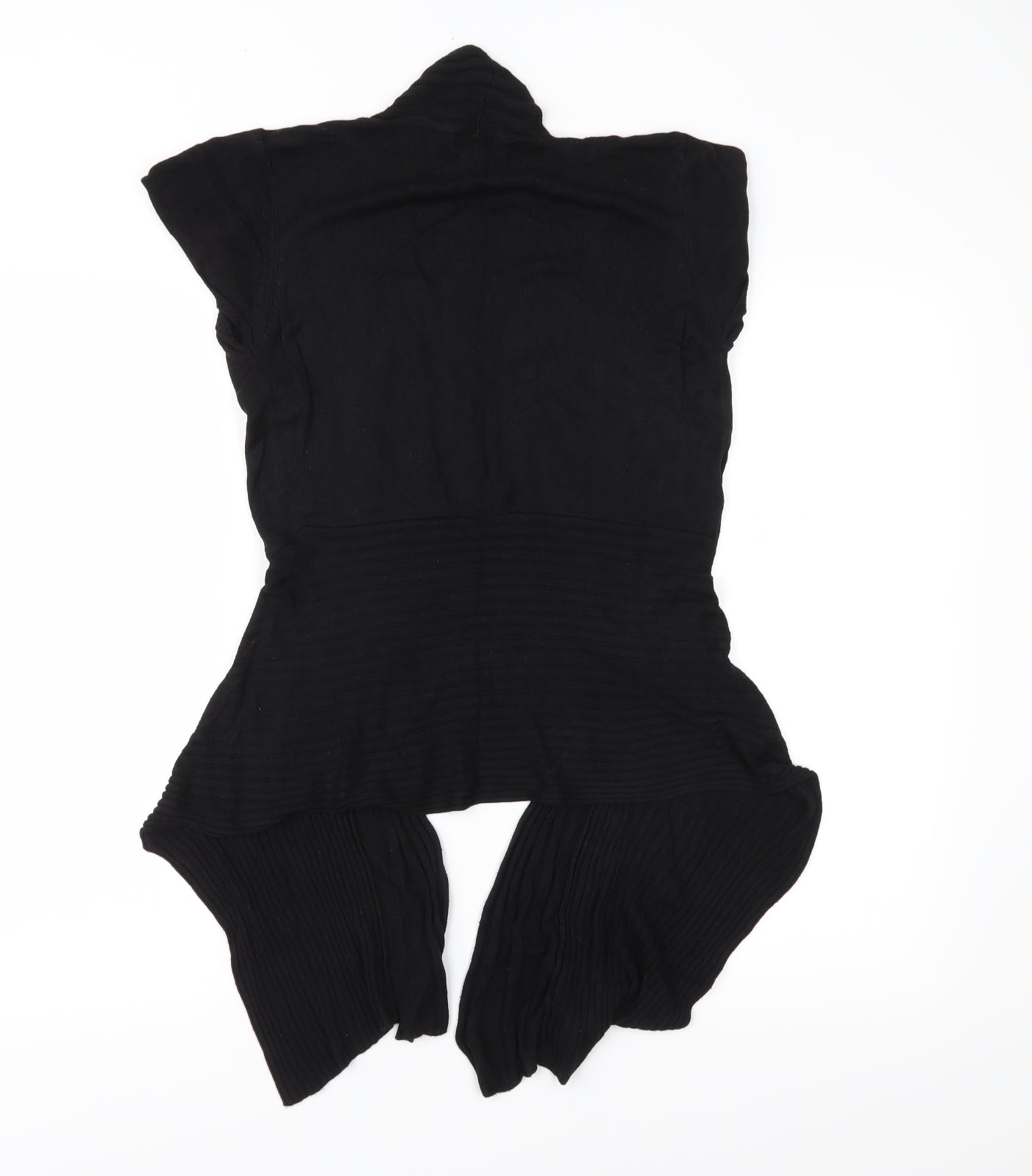 F&F Womens Black  Knit Cardigan Jumper Size 12