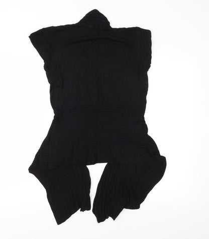 F&F Womens Black  Knit Cardigan Jumper Size 12