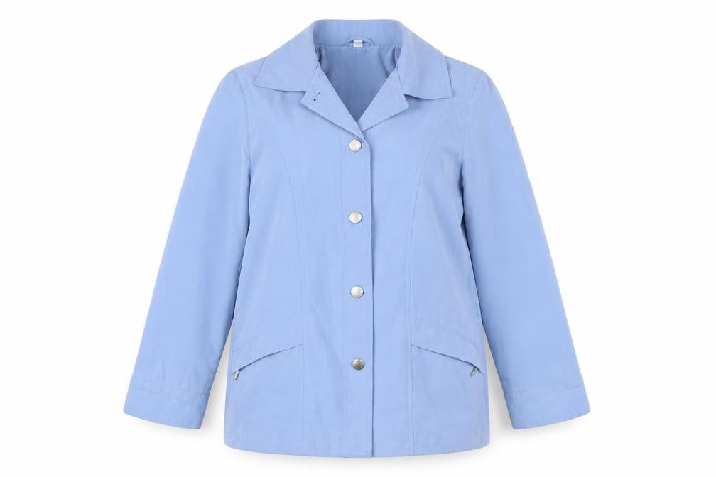 Womens UK Size 10 Klassik Blue Overcoat