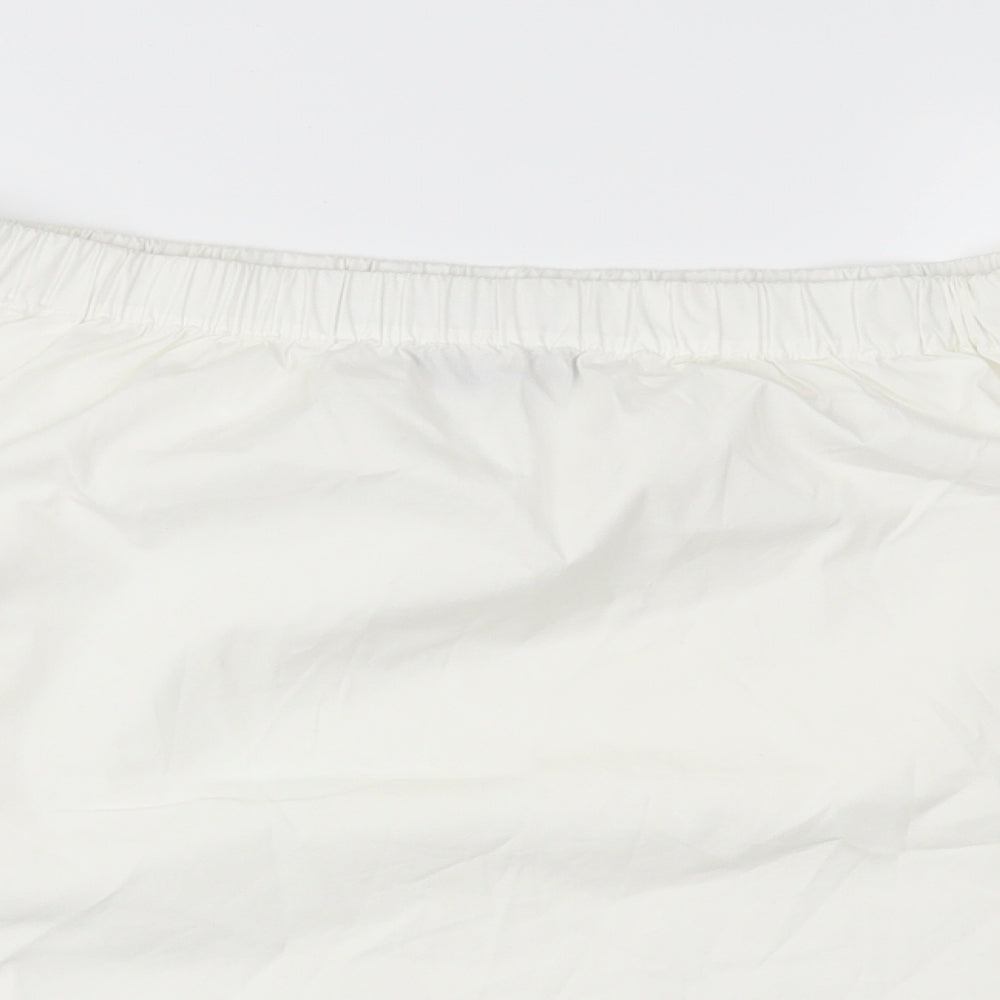 Womens UK Size S Zara White Basic Blouse