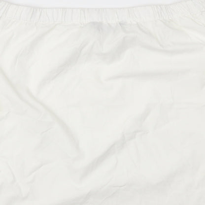 Womens UK Size S Zara White Basic Blouse