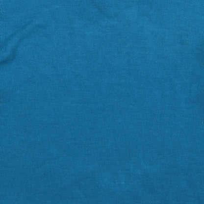 Peacocks Mens Blue  Knit Pullover Jumper Size M