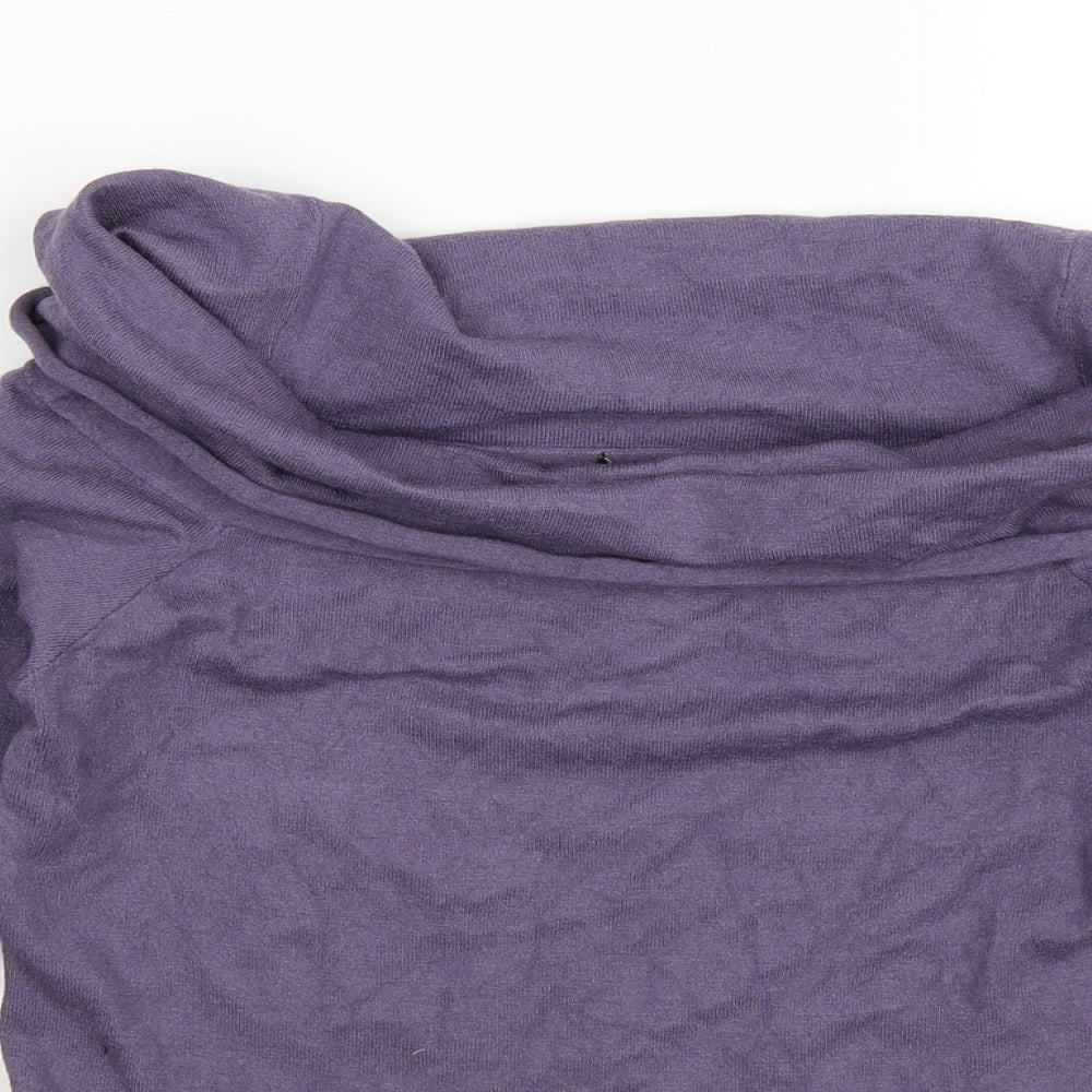Forever 21 Womens Purple  Knit Pullover Jumper Size L