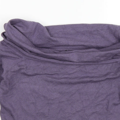 Forever 21 Womens Purple  Knit Pullover Jumper Size L