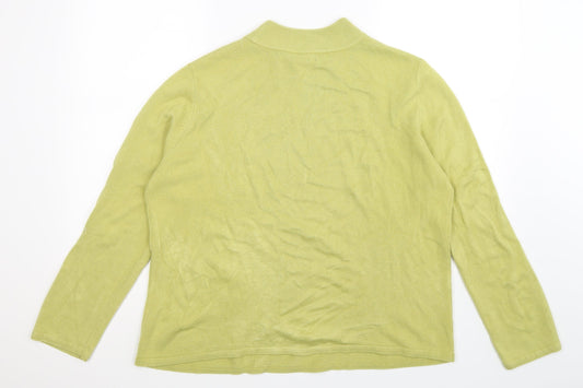 BM Womens Green  Knit Pullover Jumper Size L