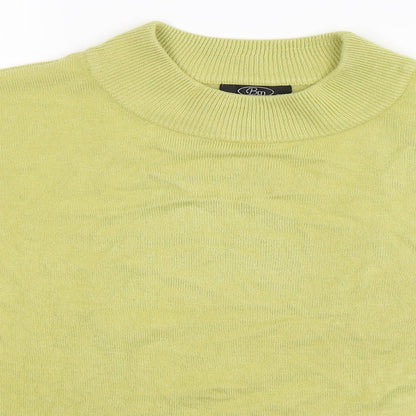 Bonmarché Womens Green Knit Pullover Jumper Size L