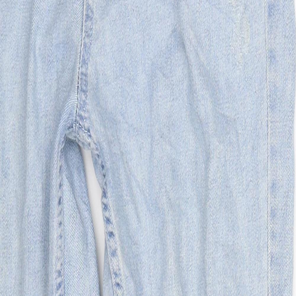 Denim Co Womens Blue  Denim Straight Jeans Size 8 L27 in